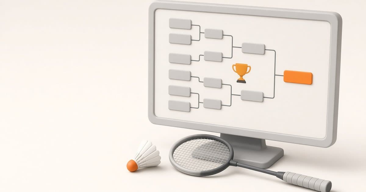 Cara membuat bracket turnamen bulu tangkis interaktif dengan Next.js